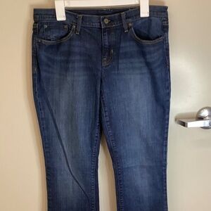 GAP Boot Cut Jeans Women’s 12 Long Stretch Medium Tint Redline Selvedge 12L Tall